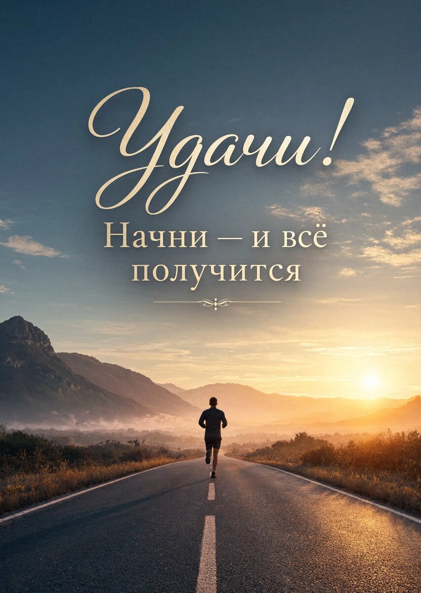 Открытка "Удачи" #17