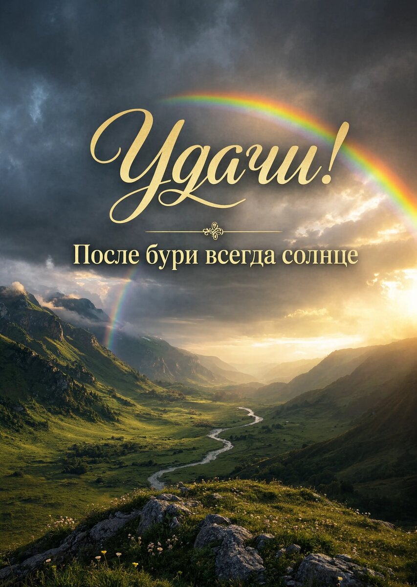 Открытка "Удачи" #33