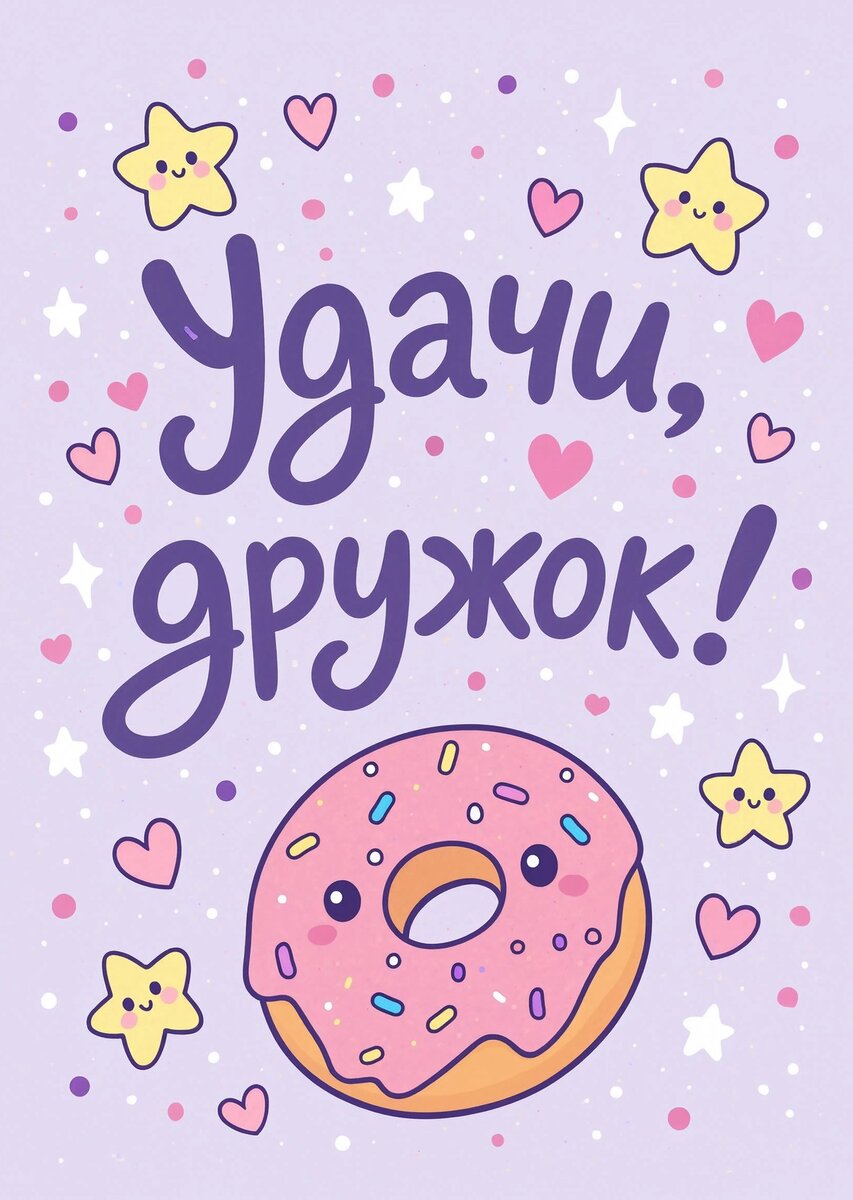 Открытка "Удачи" #35