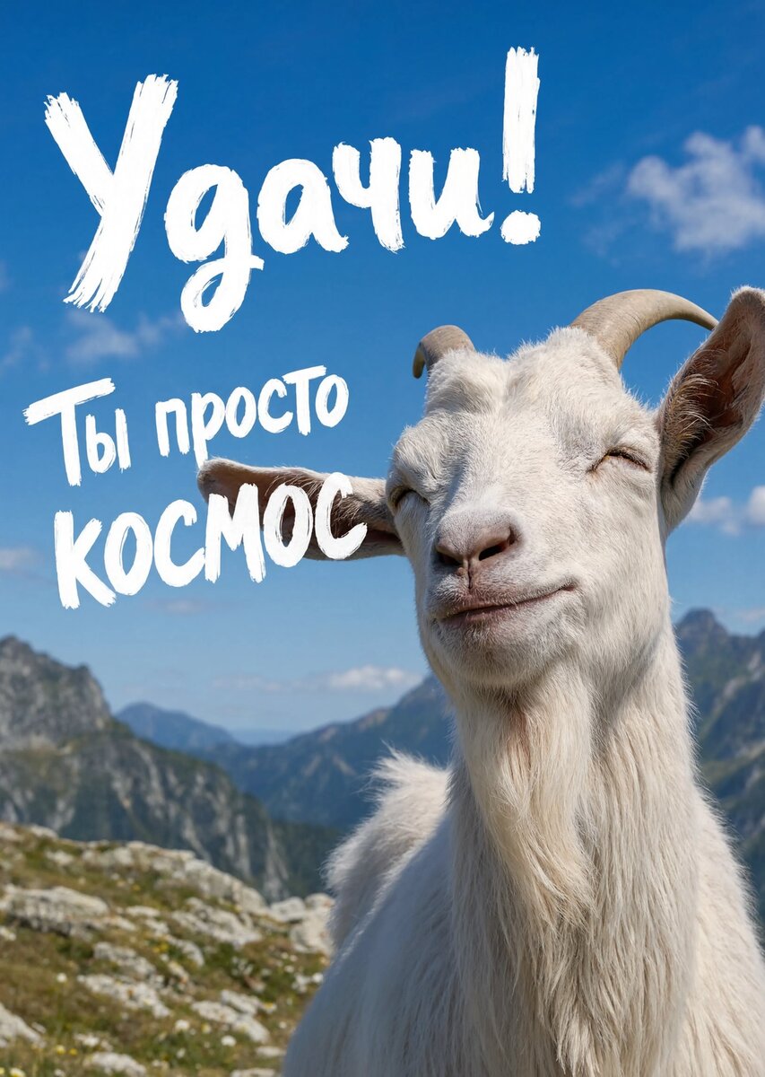 Открытка "Удачи" #52