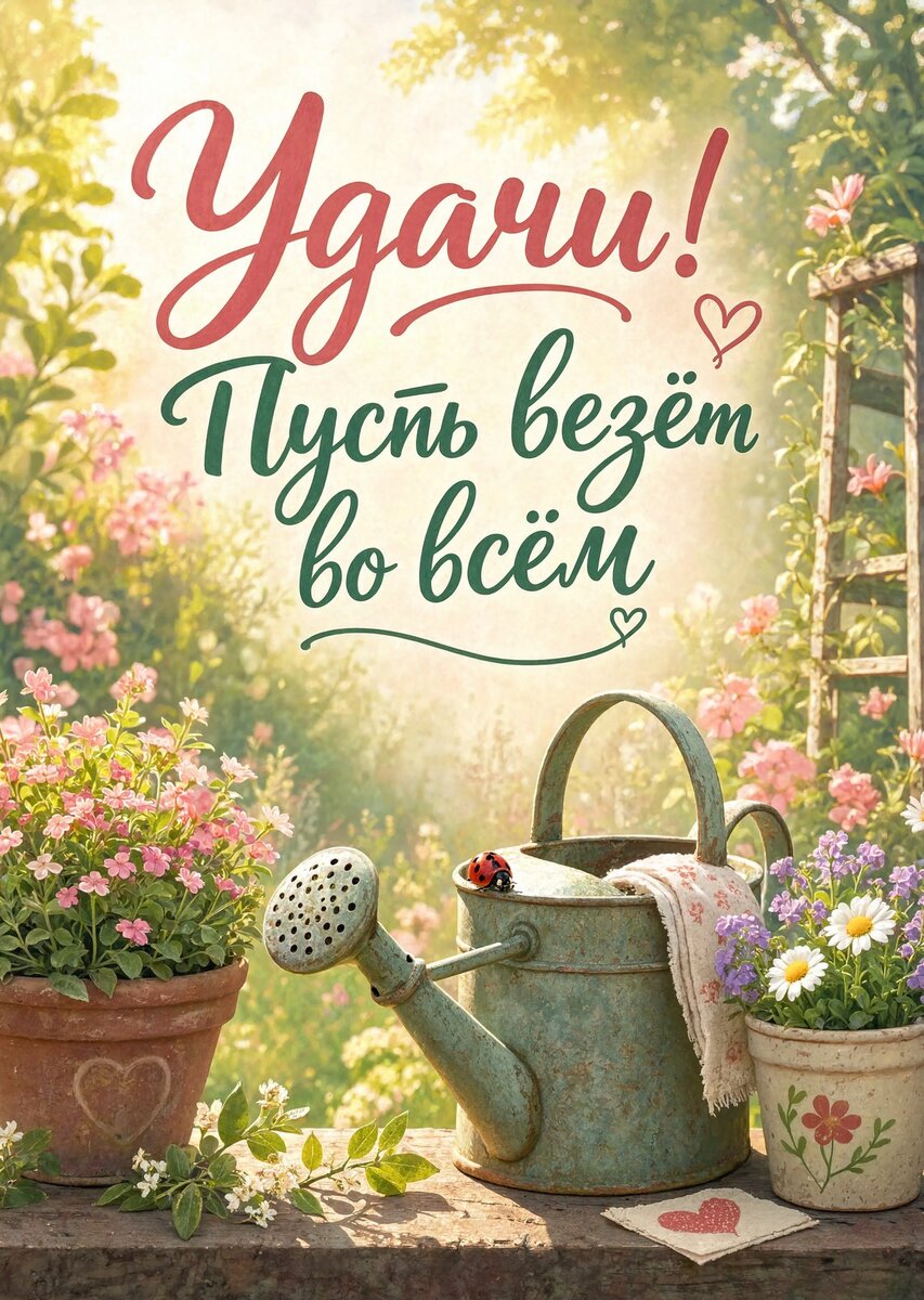 Открытка "Удачи" #74