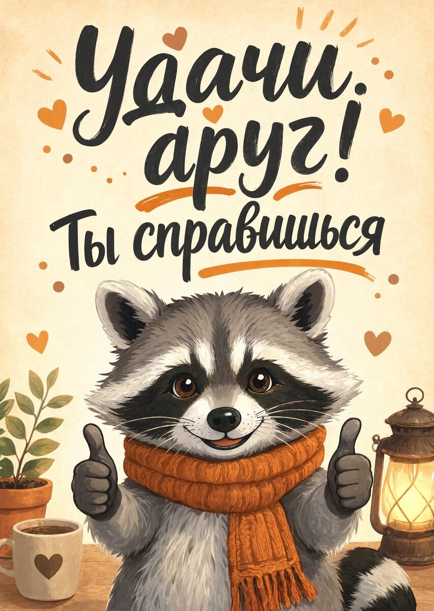 Открытка "Удачи" #80