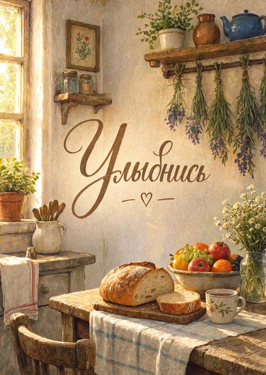 Открытка "Улыбнись" #15