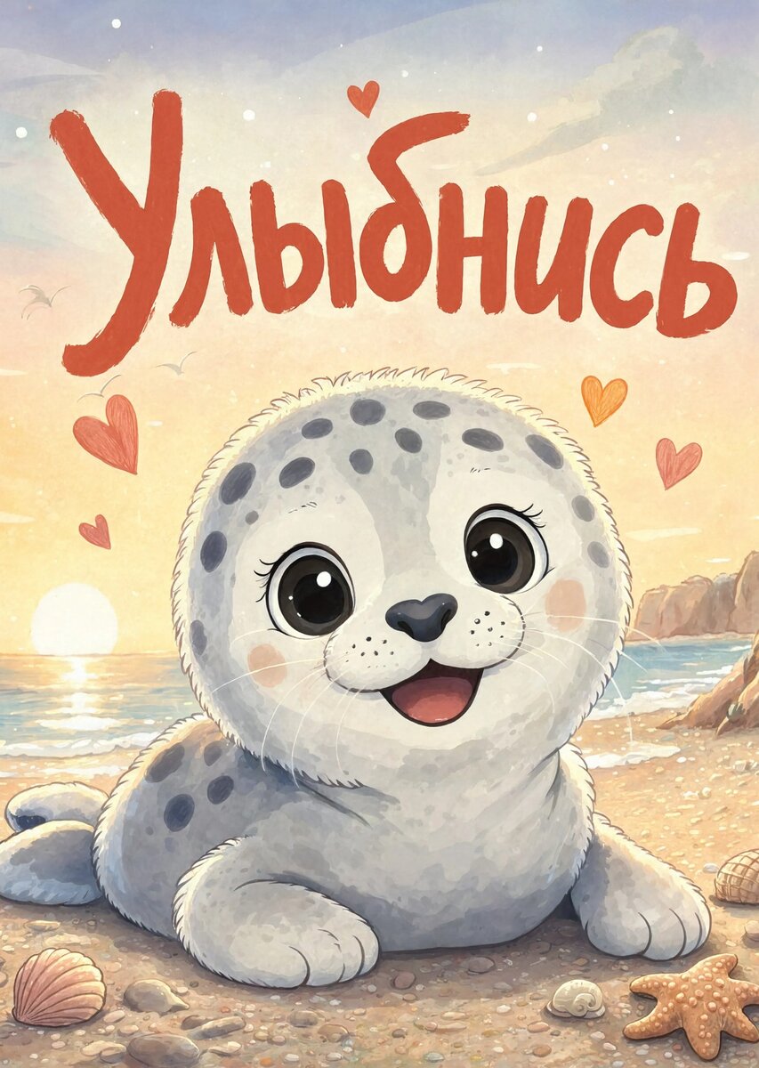 Открытка "Улыбнись" #16