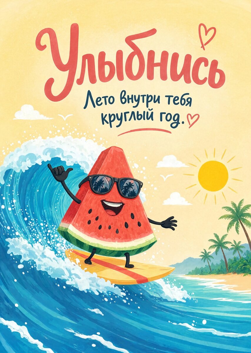 Открытка "Улыбнись" #21
