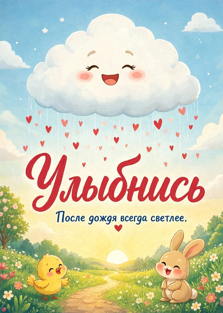 Открытка "Улыбнись" #23