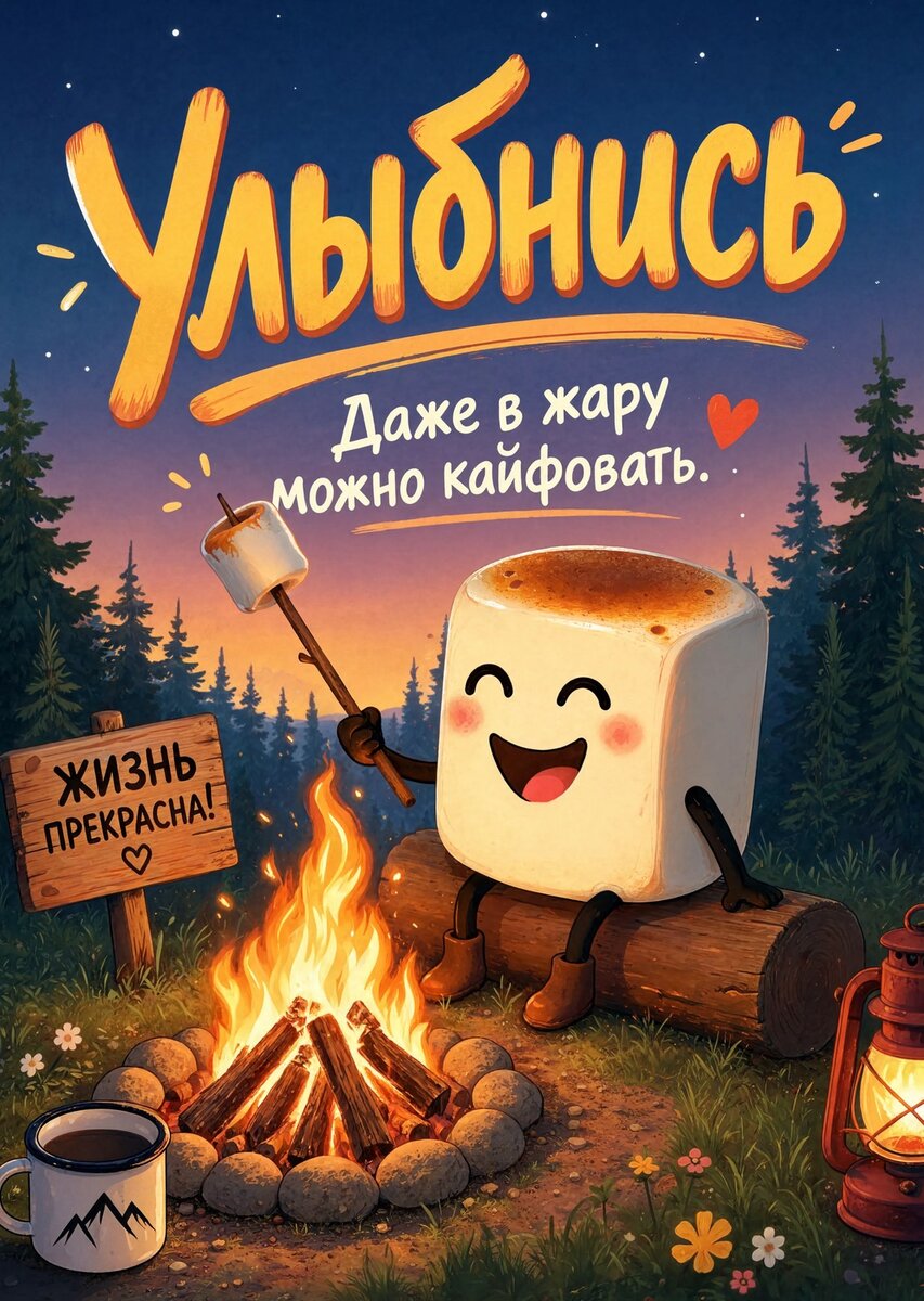 Открытка "Улыбнись" #30
