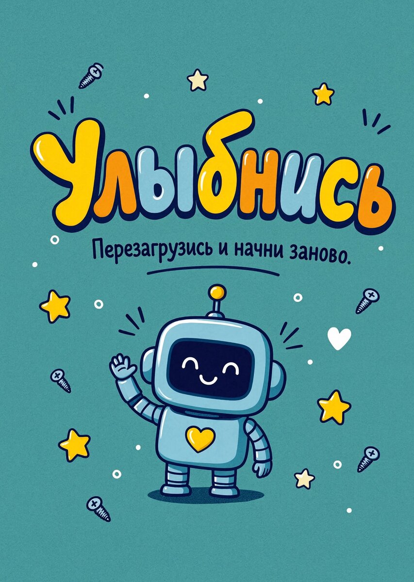 Открытка "Улыбнись" #35