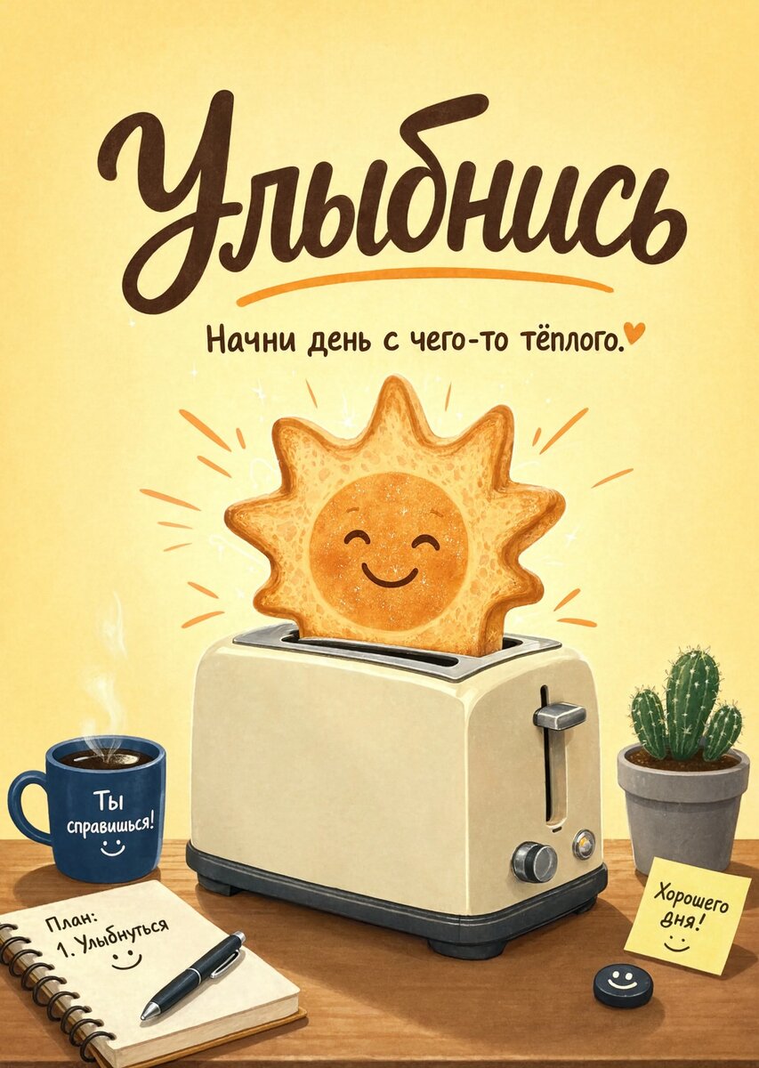 Открытка "Улыбнись" #41