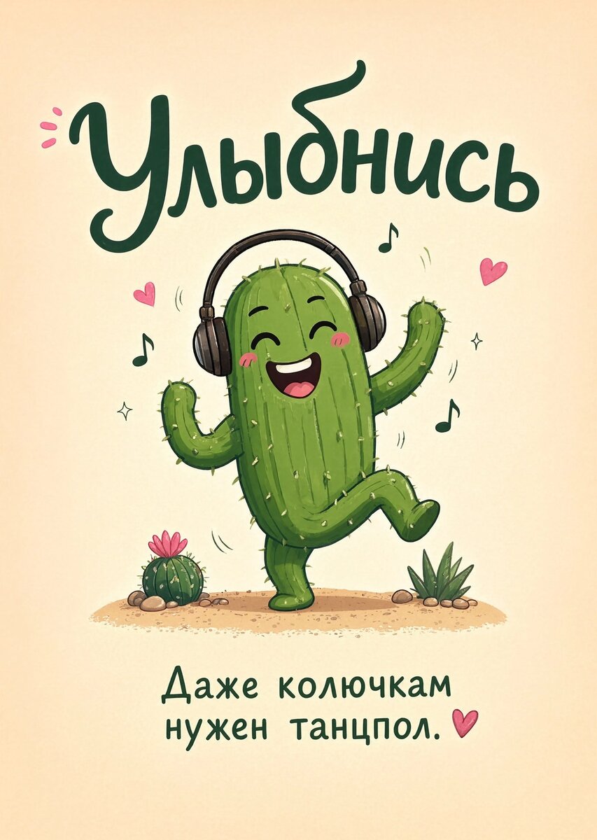 Открытка "Улыбнись" #42