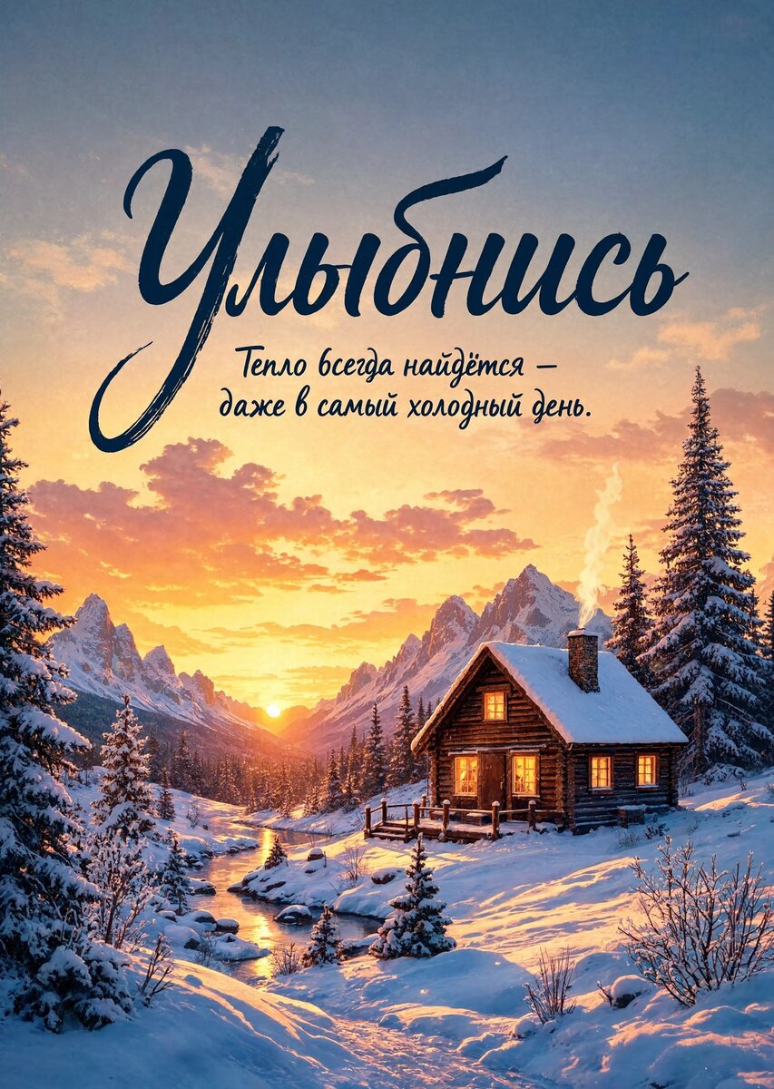 Открытка "Улыбнись" #49