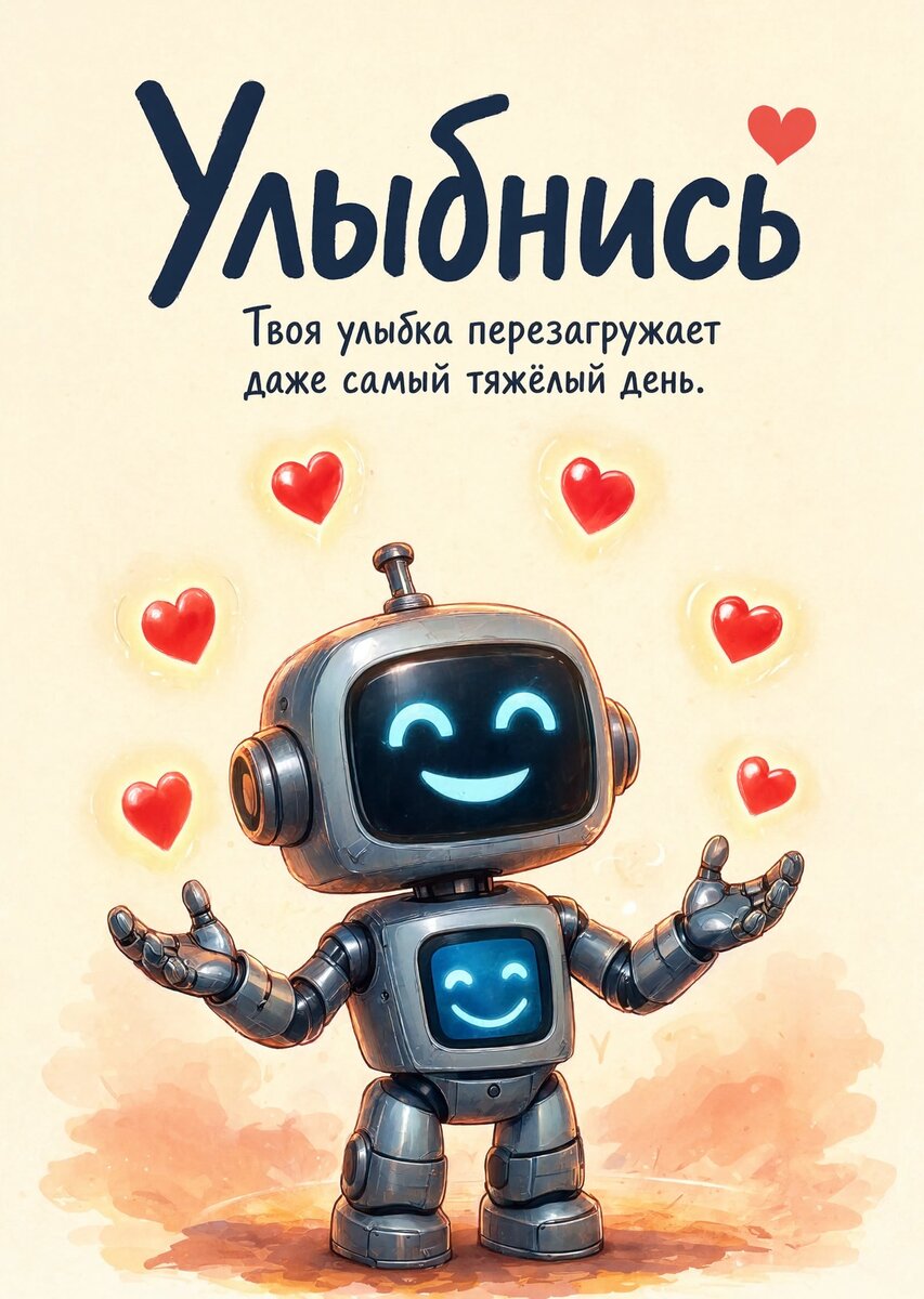 Открытка "Улыбнись" #51