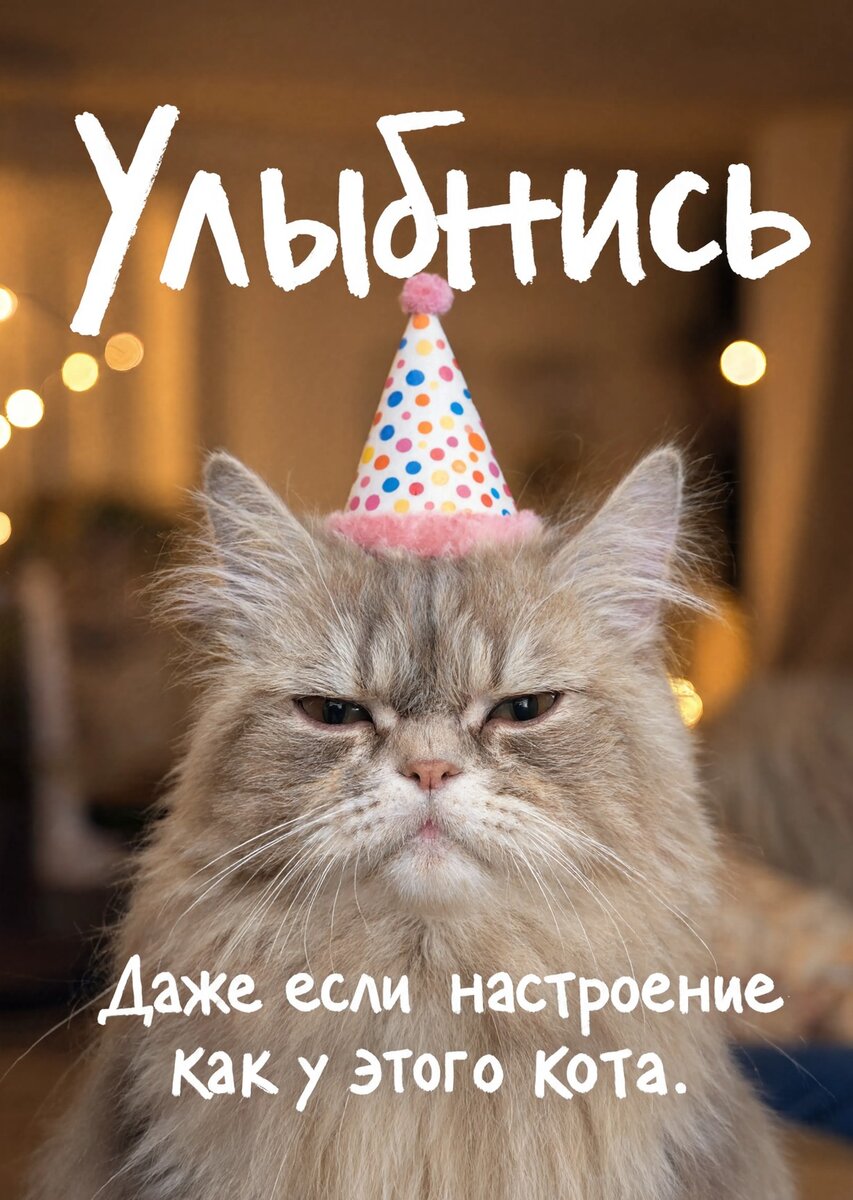 Открытка "Улыбнись" #55