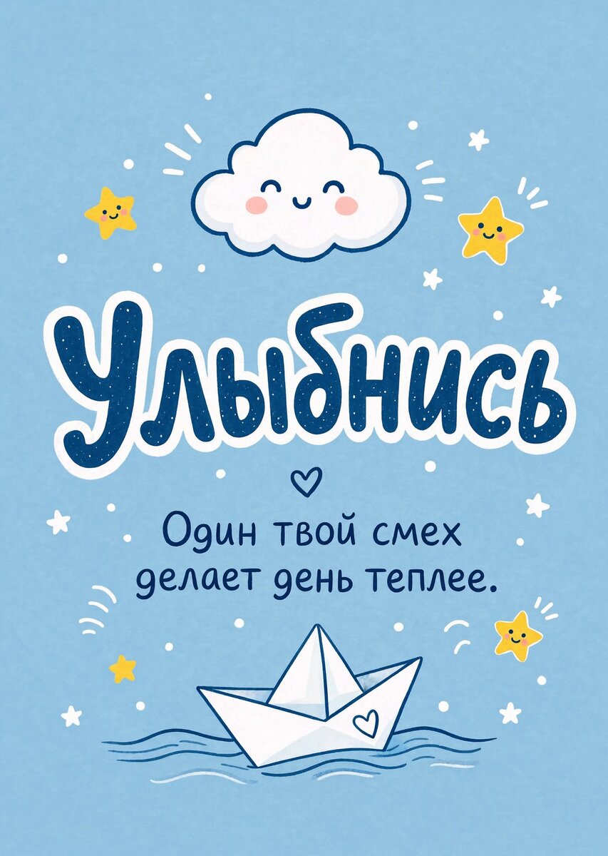 Открытка "Улыбнись" #57