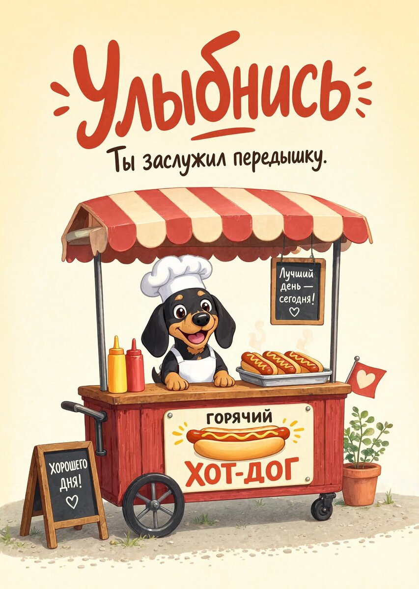 Открытка "Улыбнись" #58