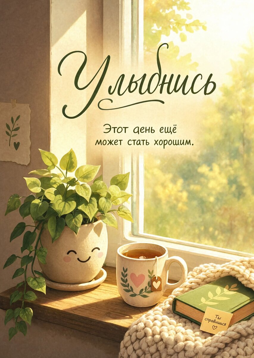 Открытка "Улыбнись" #60