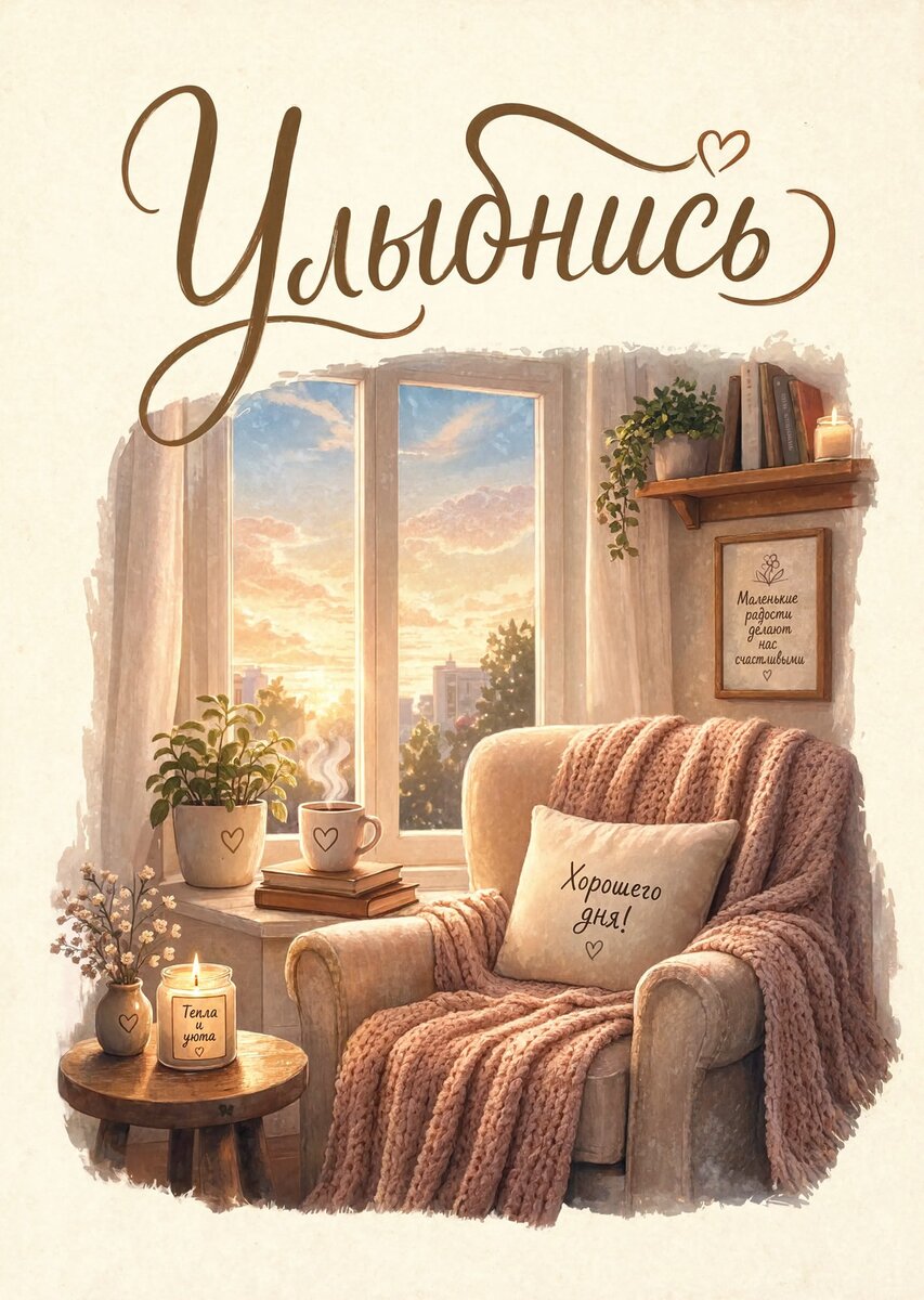 Открытка "Улыбнись" #70