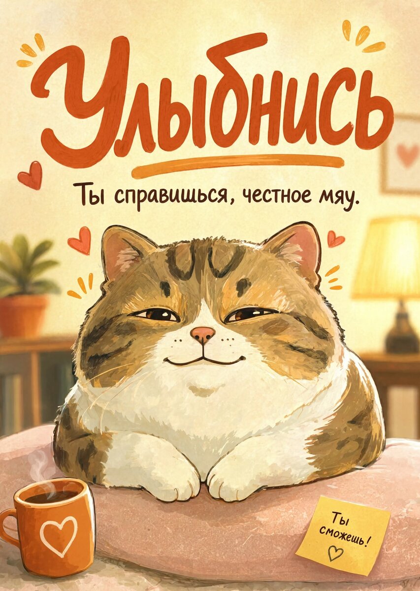 Открытка "Улыбнись" #73