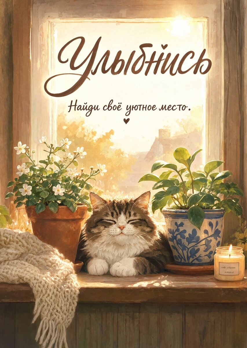 Открытка "Улыбнись" #74