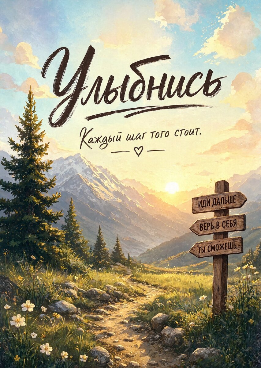 Открытка "Улыбнись" #77