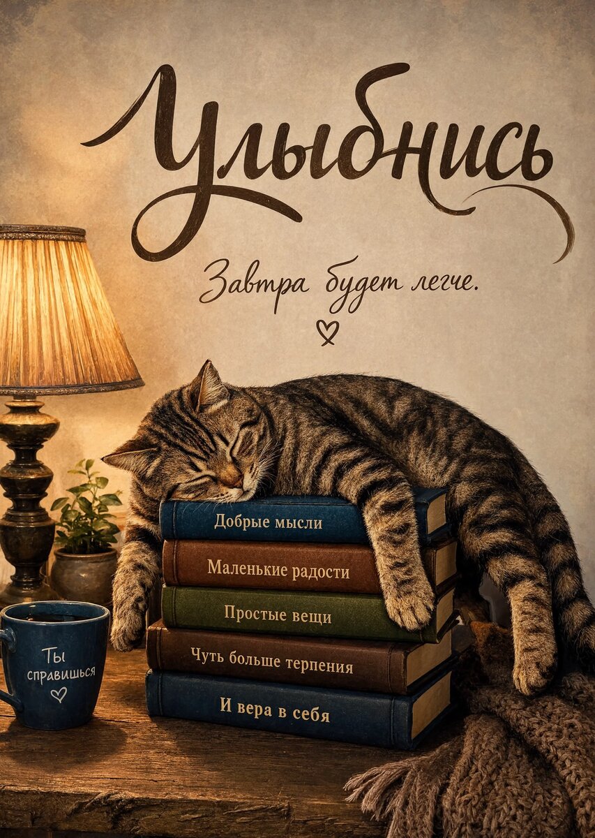 Открытка "Улыбнись" #8