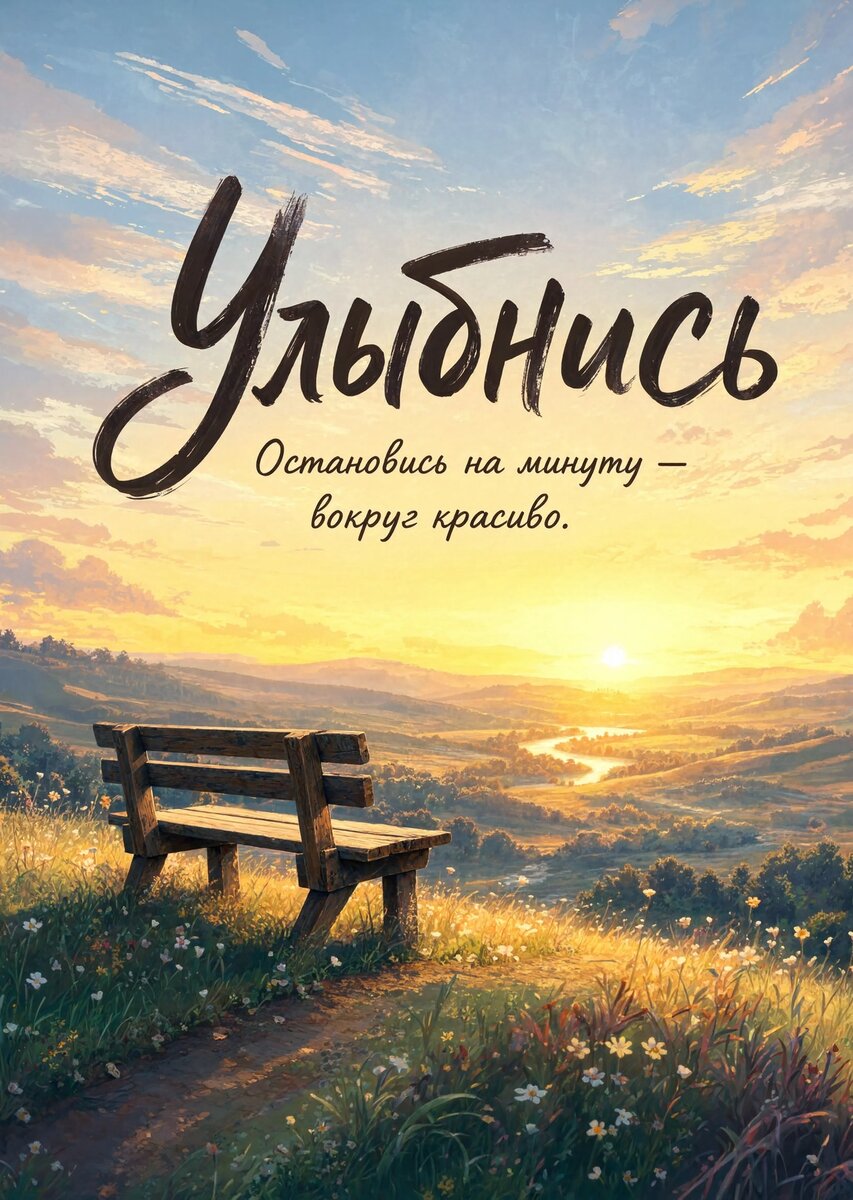 Открытка "Улыбнись" #80