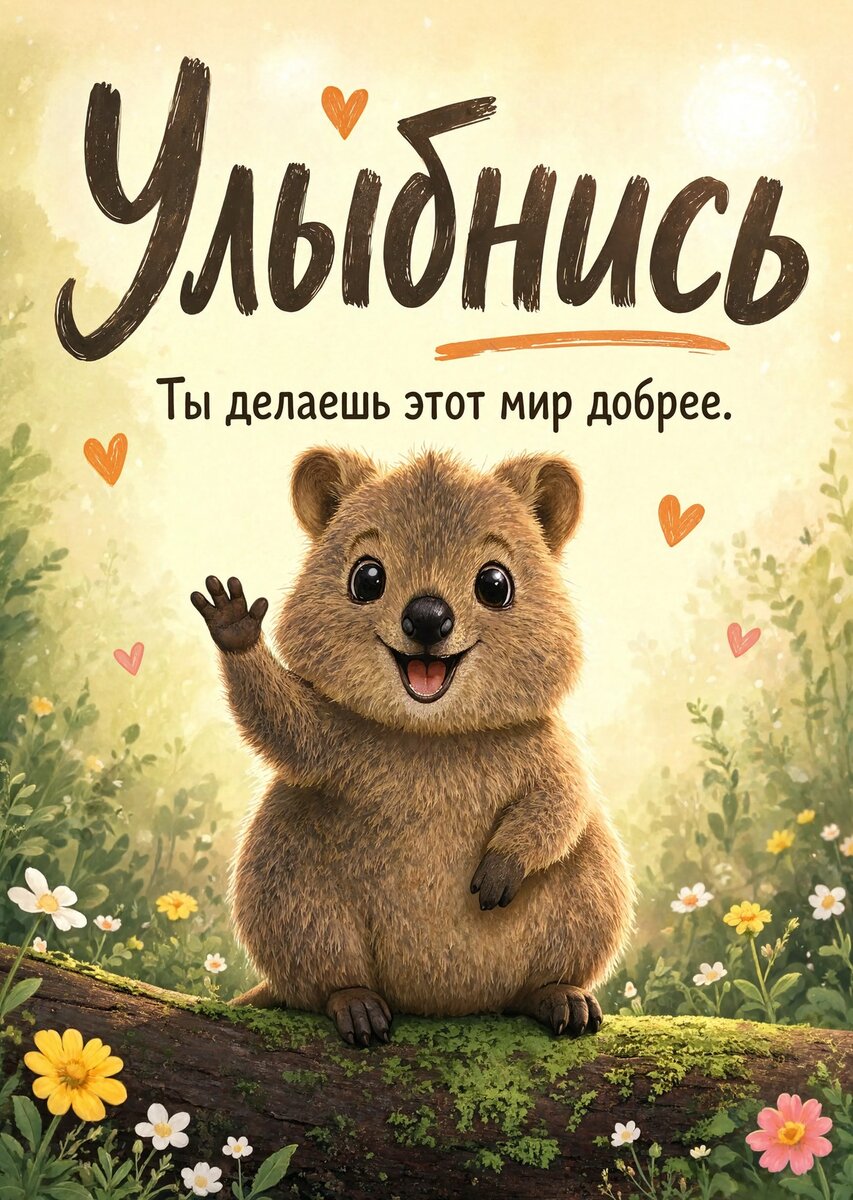Открытка "Улыбнись" #87