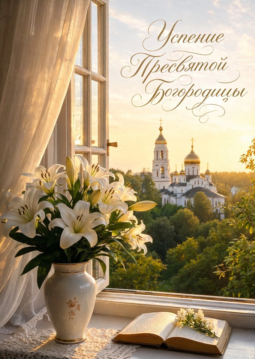 Открытка Успение Пресвятой Богородицы #22