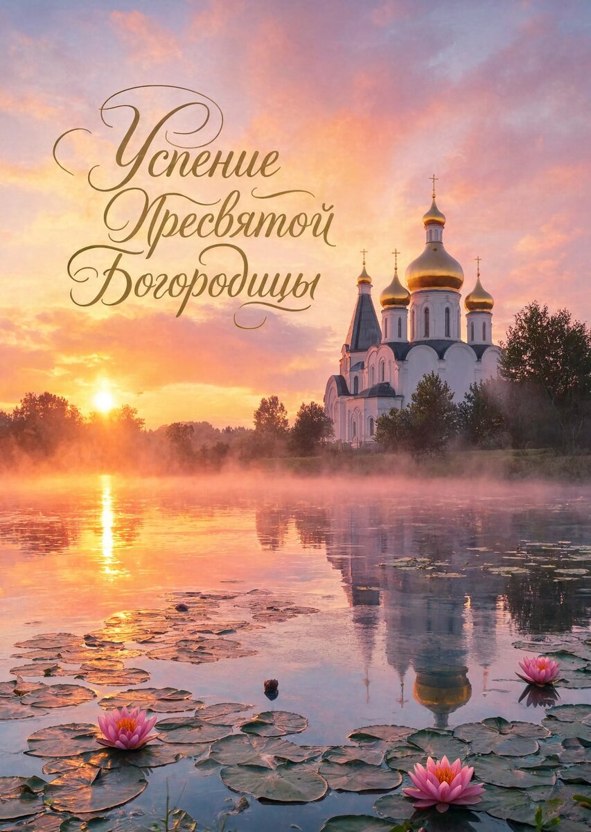 Открытка Успение Пресвятой Богородицы #24
