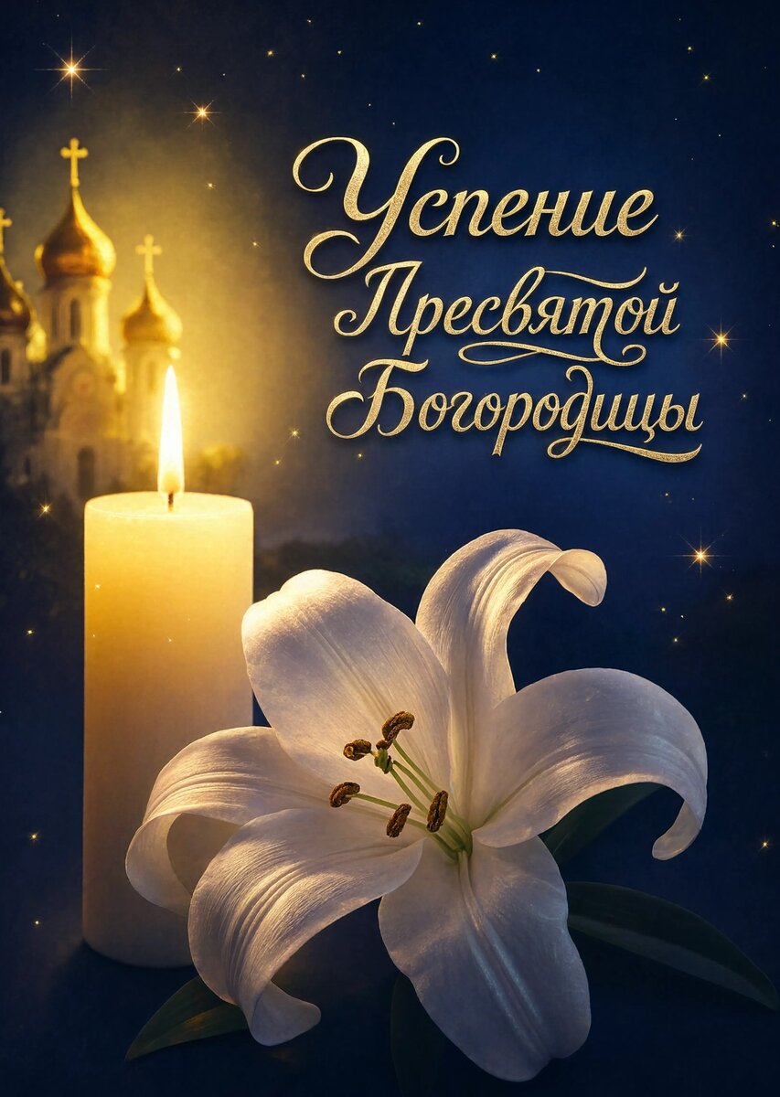 Открытка Успение Пресвятой Богородицы #39