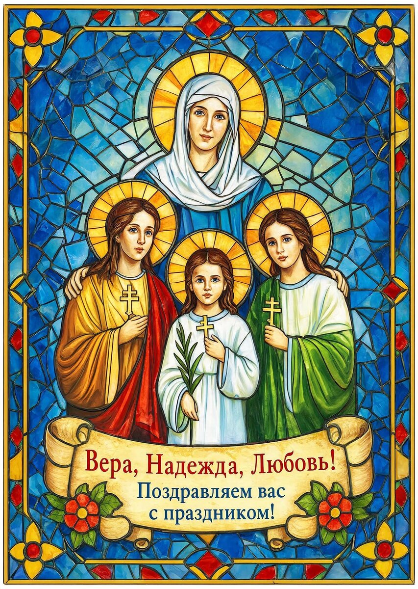 Открытка Вера, Надежда, Любовь - 16