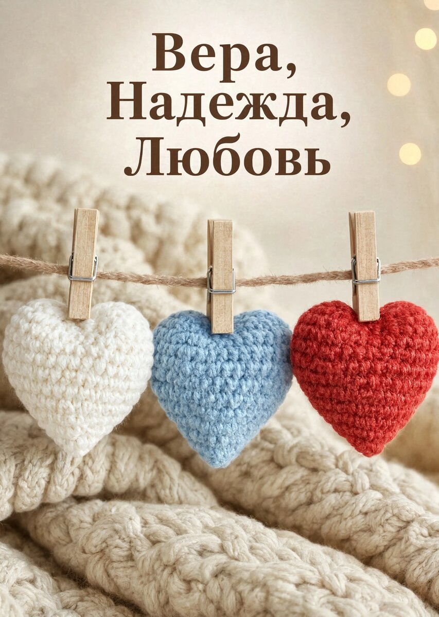 Открытка Вера, Надежда, Любовь #29