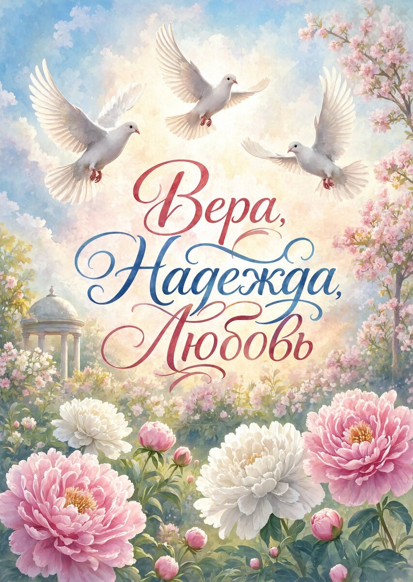 Открытка Вера, Надежда, Любовь #37