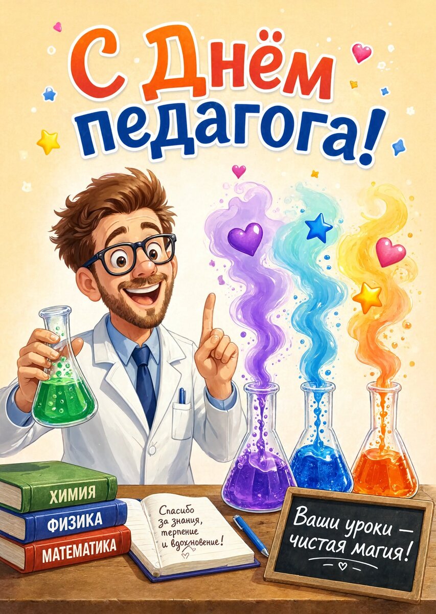 Открытки с Днем Педагога-23
