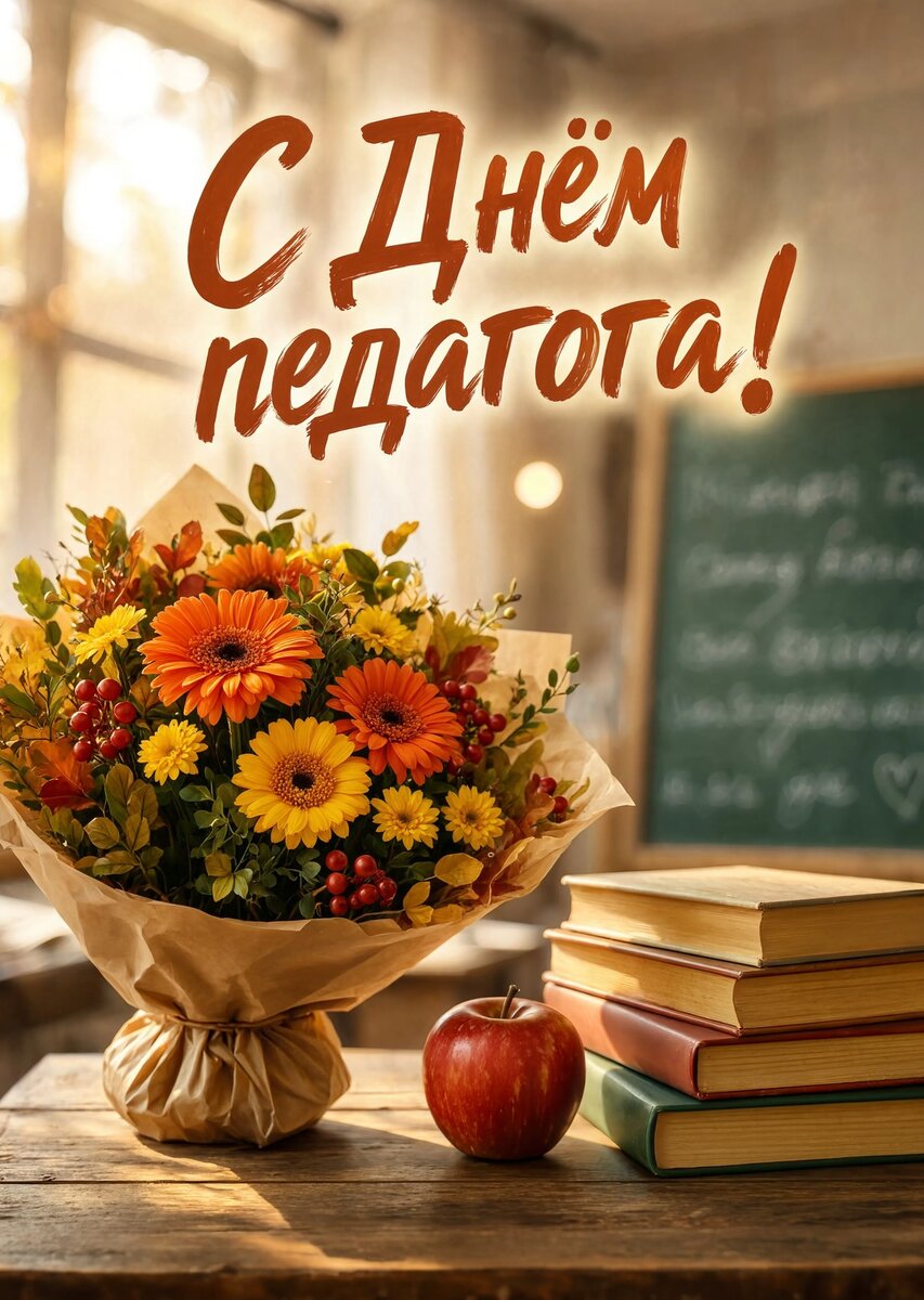 Открытки с Днем Педагога-26