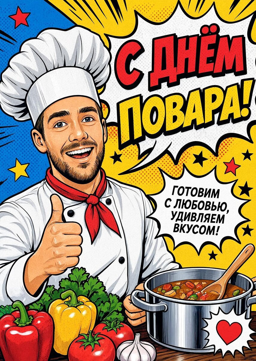 Открытки с Днем Повара-36