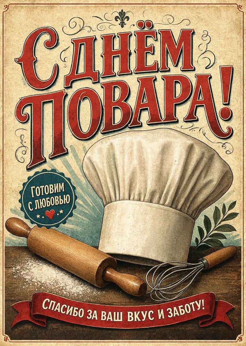 Открытки с Днем Повара-38