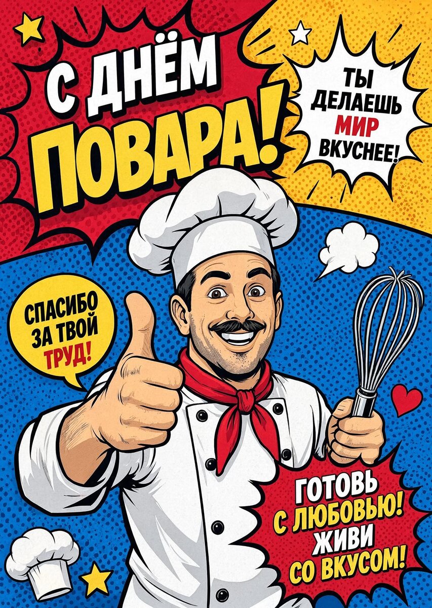 Открытки с Днем Повара-40