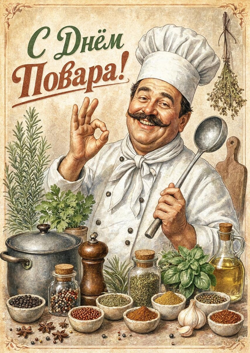 Открытки с Днем Повара-42