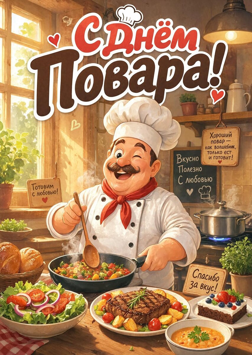 Открытки с Днем Повара-46