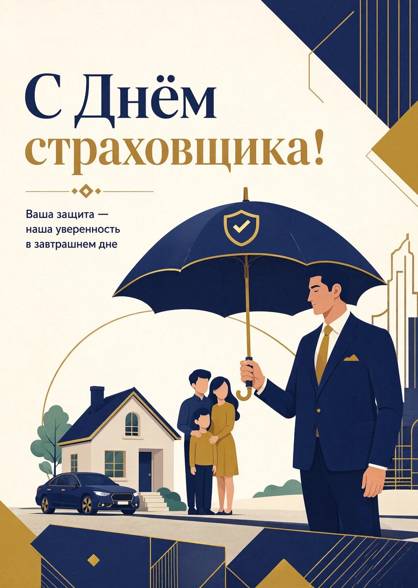 открытки с Днем Страховщика-2