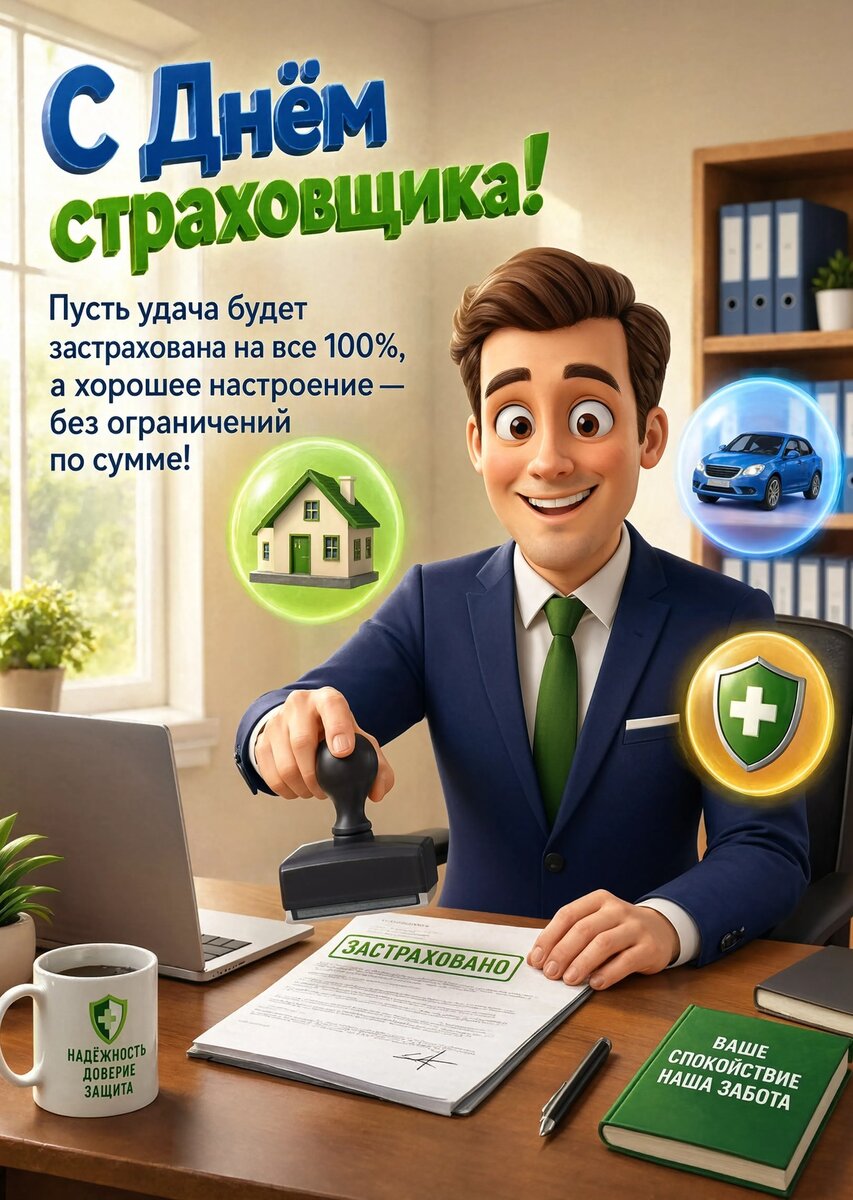 открытки с Днем Страховщика-7