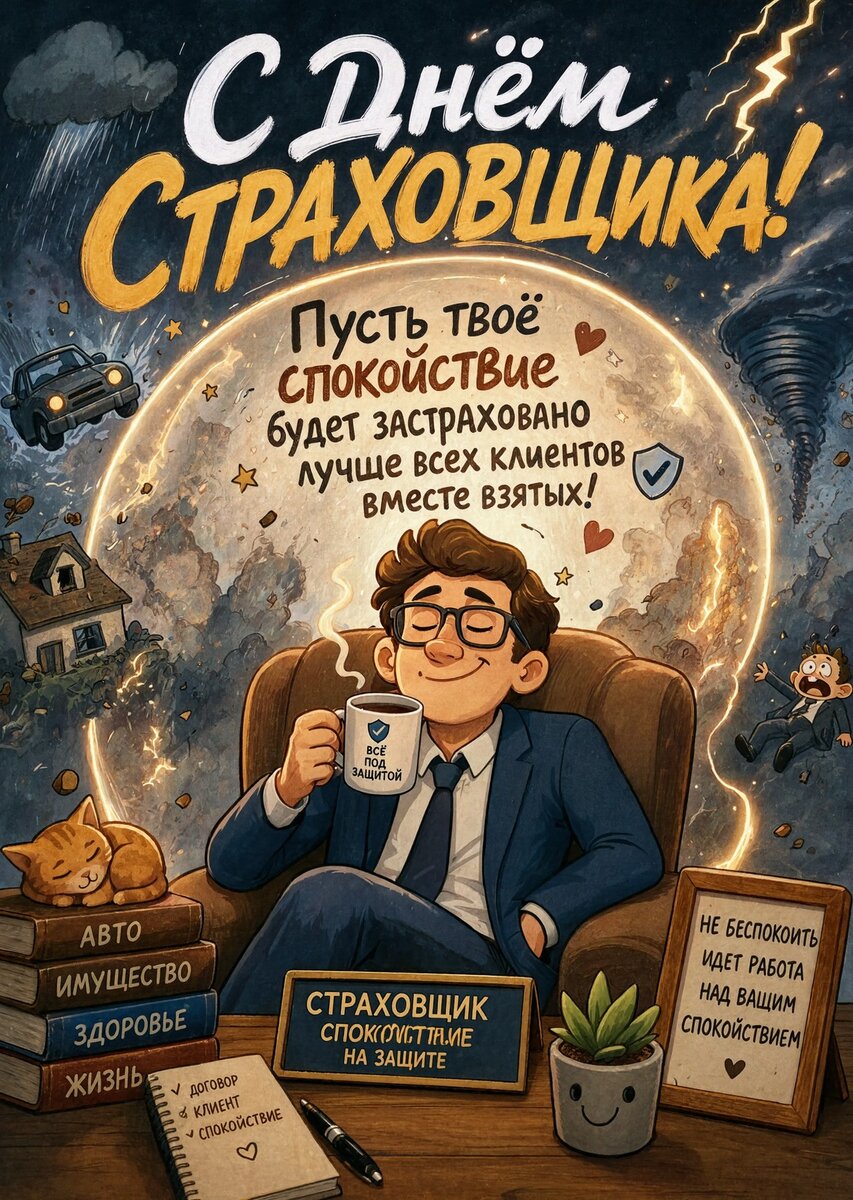 открытки с Днем Страховщика-8