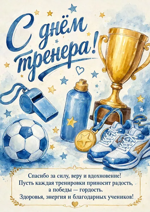 открытки с Днем Тренера-10