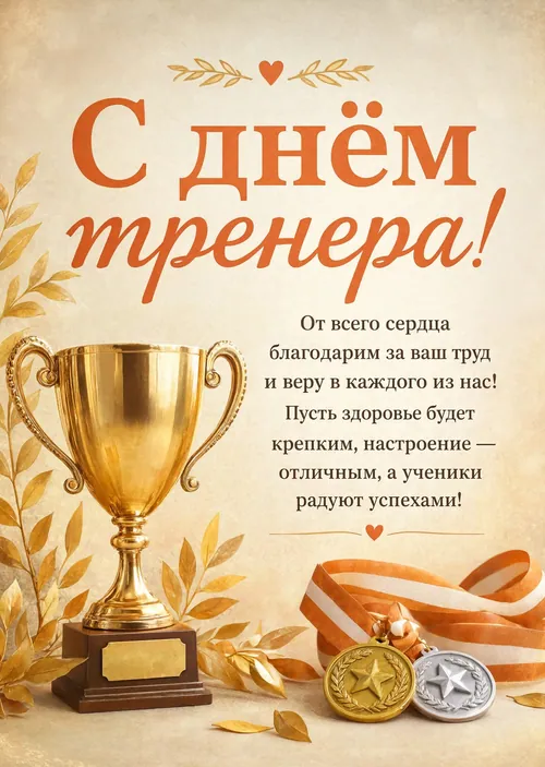 открытки с Днем Тренера-12