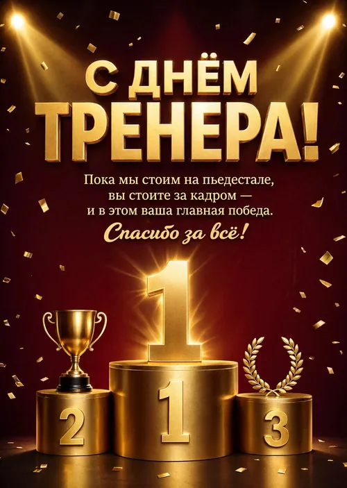 открытки с Днем Тренера-27