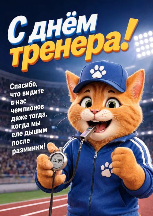 открытки с Днем Тренера-9