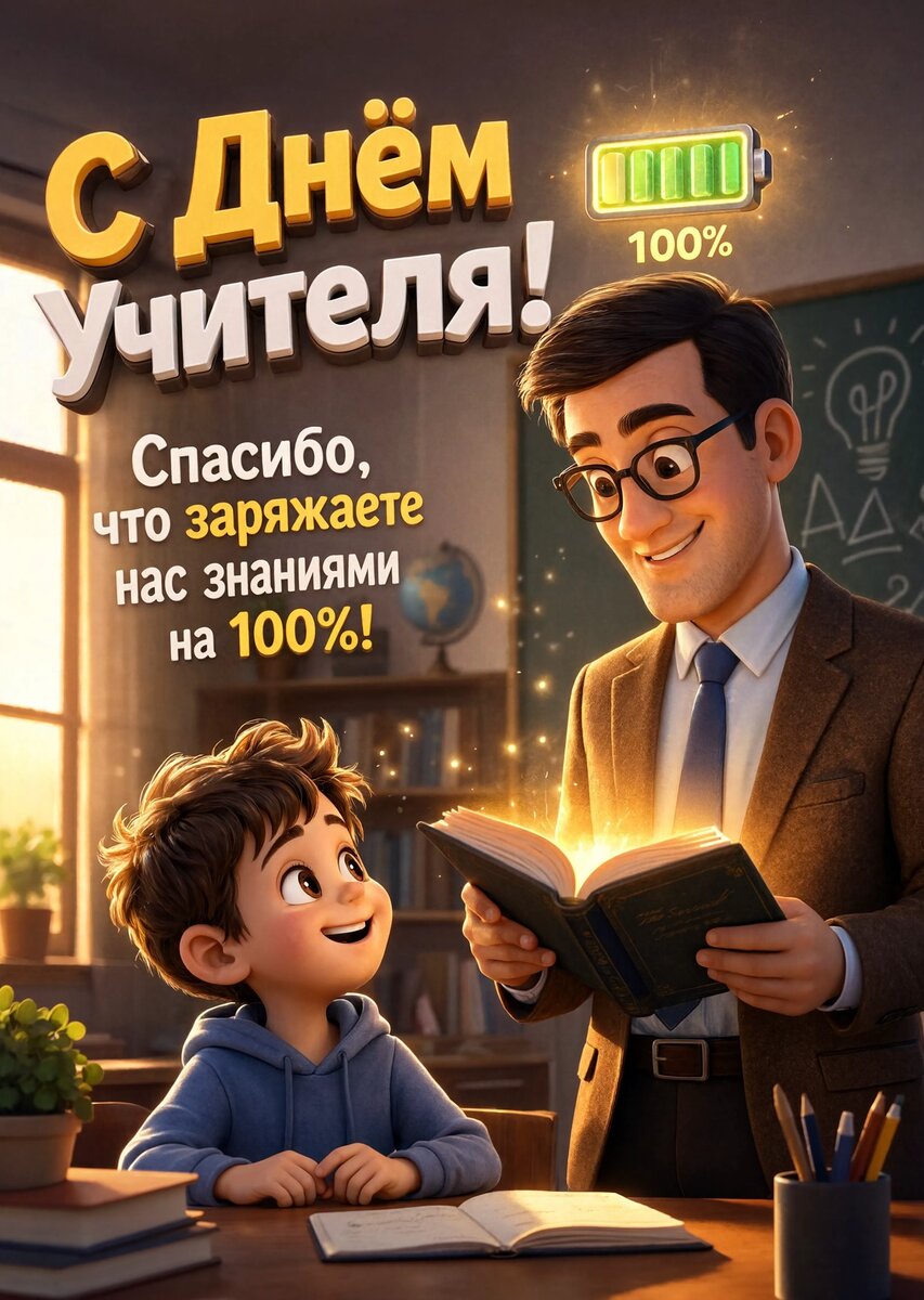 открытки с Днем Учителя-36