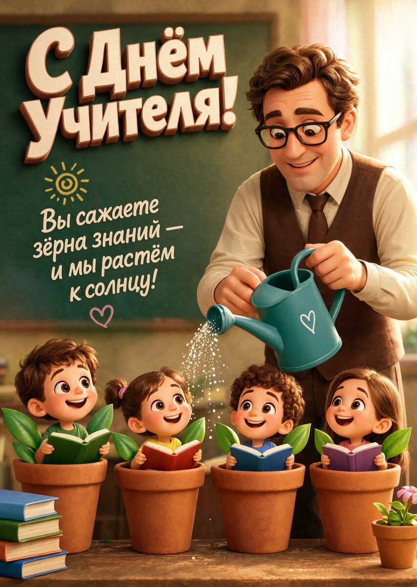 открытки с Днем Учителя-41