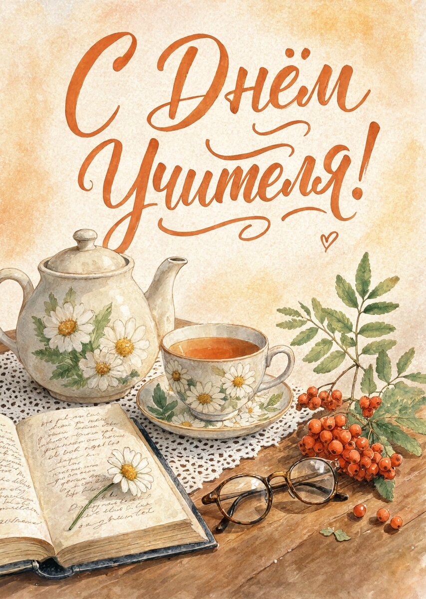 открытки с Днем Учителя-42